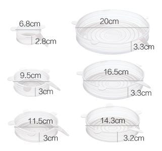 Eco-Stretch™ Reusable Stretch Lids (6 pc)