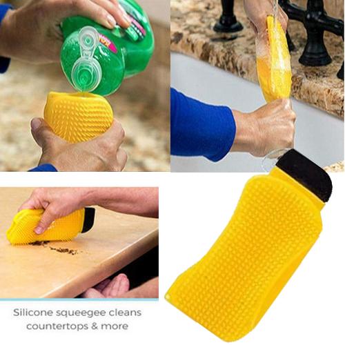 Eco-Scrub™ 3-in-1 Silicone Sponge Alternative
