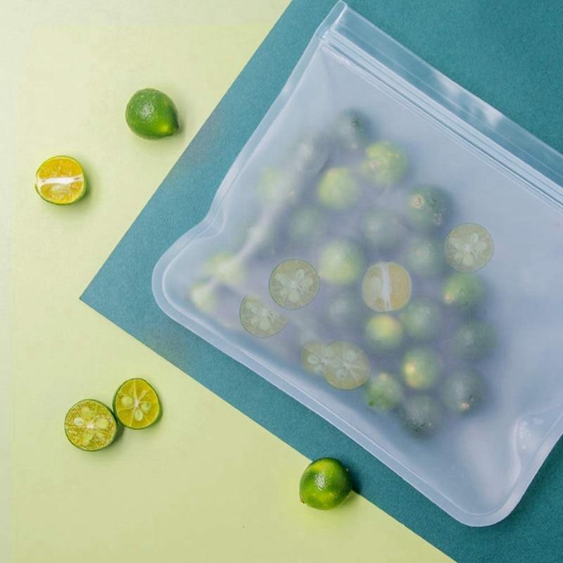 Bio-Zip™ Reusable & Biodegradable Food Storage Bags (10 Pc Set With Gallon)