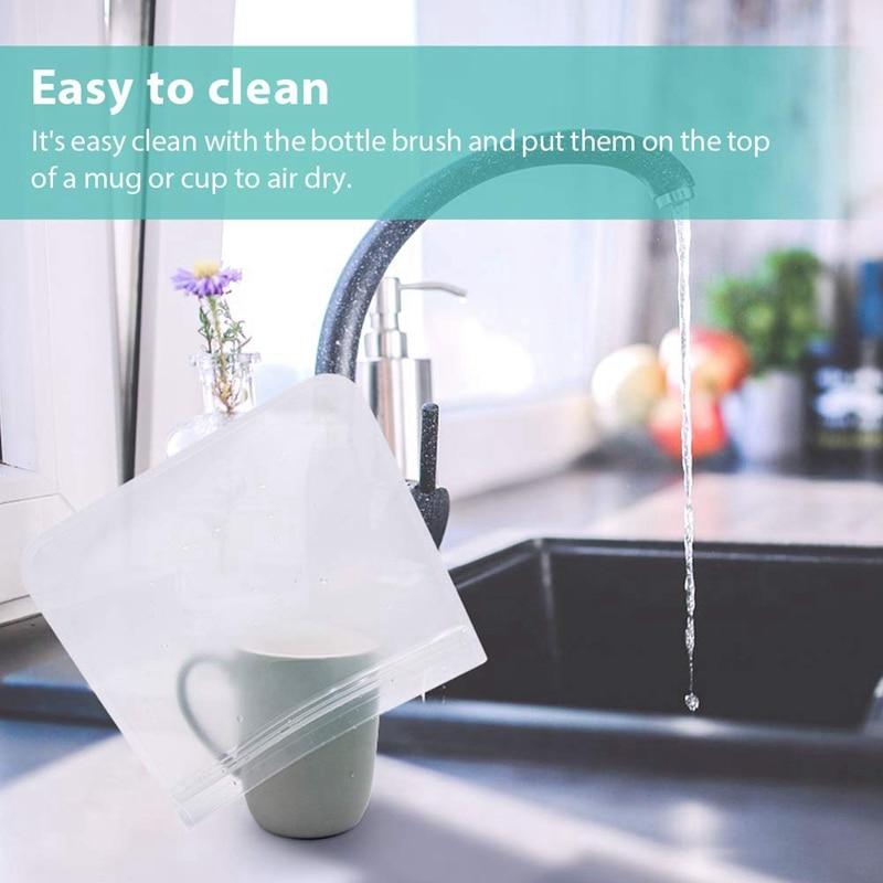 Bio-Zip™ Reusable & Biodegradable Food Storage Bags (10 Pc Set With Gallon)