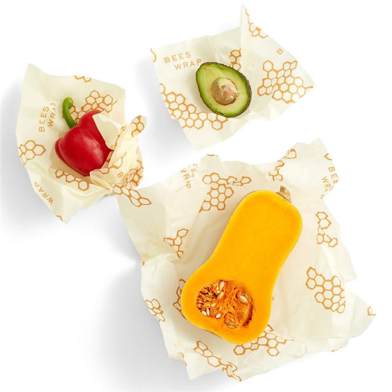 Eco-Wrap™ Compostable & Reusable Food Wrap (3 Pc)
