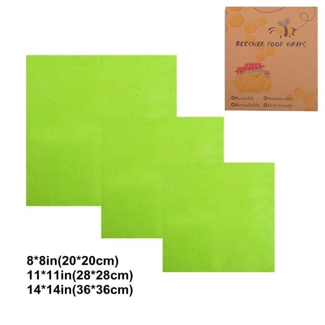 Eco-Wrap™ Compostable & Reusable Food Wrap (3 Pc)