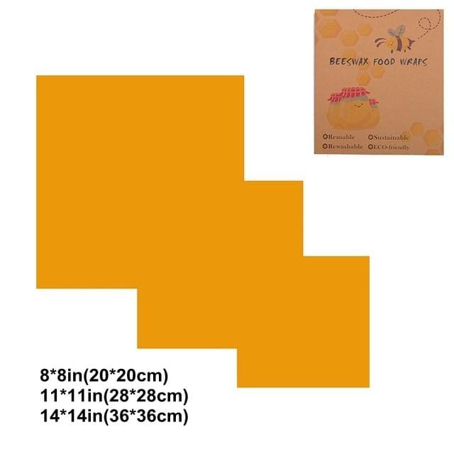 Eco-Wrap™ Compostable & Reusable Food Wrap (3 Pc)