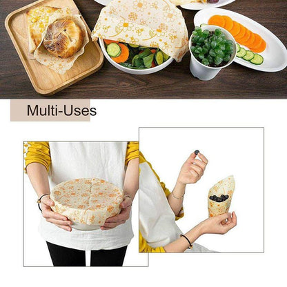Eco-Wrap™ Compostable & Reusable Food Wrap (3 Pc)